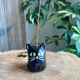Black Cat Incense Burner - Clay By Wojo