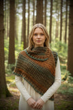 Crochet Shawl by Wojo - Earth Tones