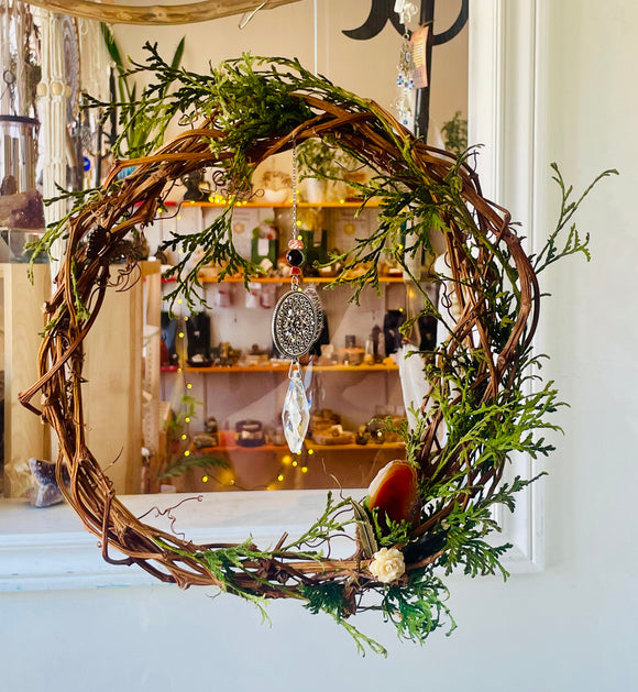 Wreath with Agate By Wojo