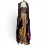 Sarong Fringe Vest