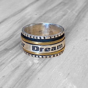 Lover Your Dream Spinner Ring Size 10