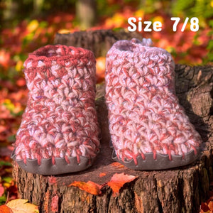 Crochet Slippers - Women’s Size 7/8 Low Rise