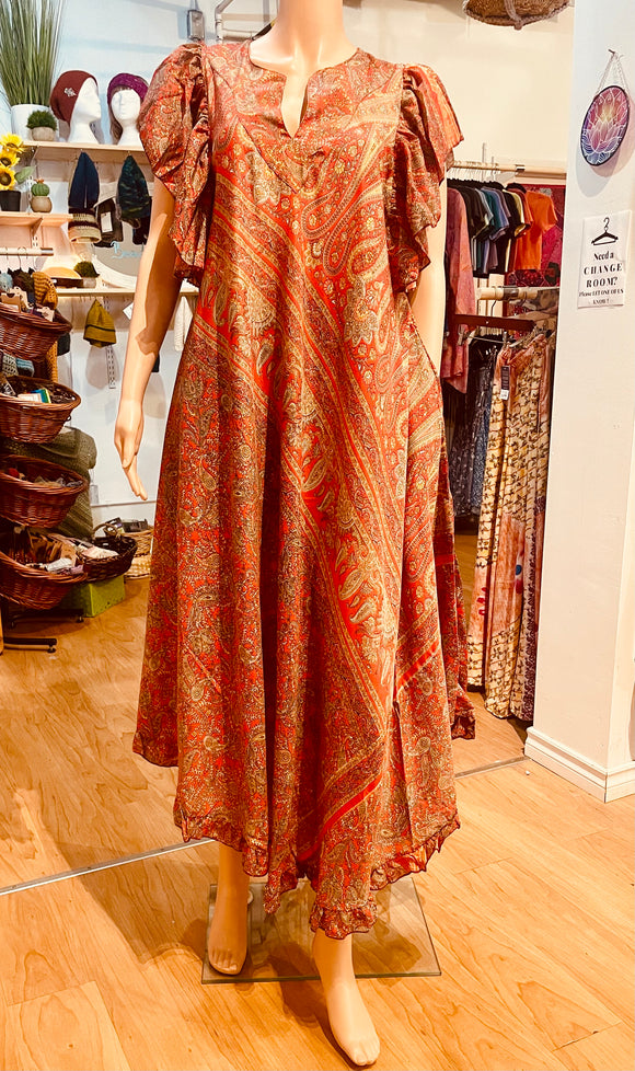 Angel Sleeve Caftan Dress - Summer
