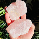 Rose Quartz Raw - Large Specimen Pieces