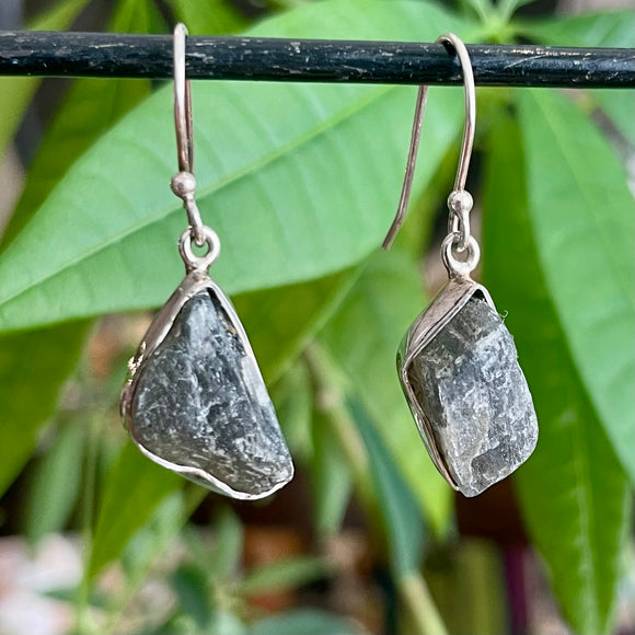 Rough Cut Labradorite Earrings