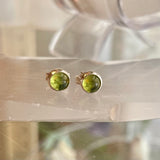 Sterling Silver Gemstone Stud Earrings