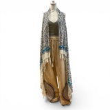 Sarong Fringe Vest