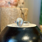 Blue Topaz Ring Size 8