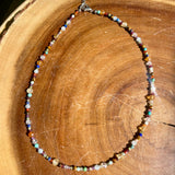 Crystal Beaded Choker - By Wojo