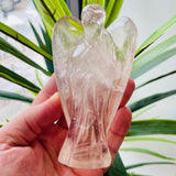 Clear Quartz Praying Angel