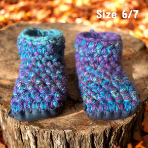 Crochet Slippers - Women’s Size 6/7 Low Rise