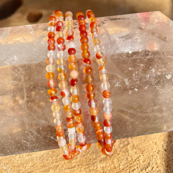 Carnelian Bracelet 2mm
