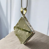 Green Tourmaline Quartz Pendant