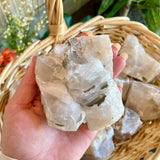 Local White Calcite Pieces -Large
