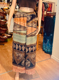 Guru Silk Summer Palazzo Pants Size L/XL