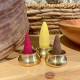 Brass Incense Cup for Cone or Sticks