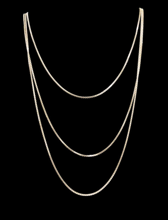 16” Sterling Silver Box Chain
