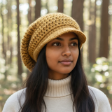 Crochet Hat by Wojo - Long Slouch Alpaca