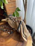 Black Tourmaline Root Chakra Mala by Wojo - Half Mala