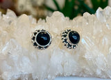 Obsidian Stud Earrings
