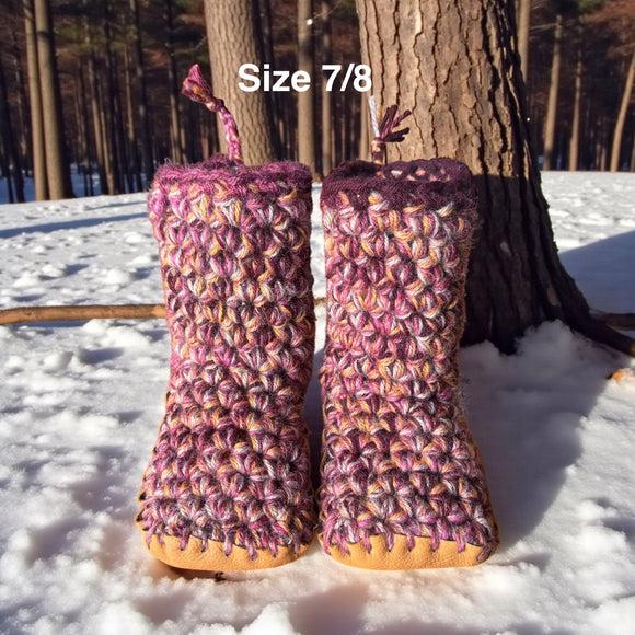 Crochet Slippers - Size 8/9 Mid Rise