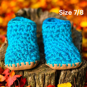 Crochet Slippers - Women’s Size 7/8 Low Rise