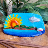 Sleeping Giant Sunset Incense Burner - Clay by Wojo