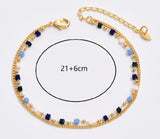 Boho Double Chain Anklet