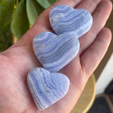 Blue Lace Agate Hearts