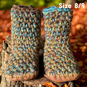 Crochet Slippers - Women’s Size 8/9 Mid Rise