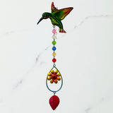 Metal Hummingbird Suncatcher