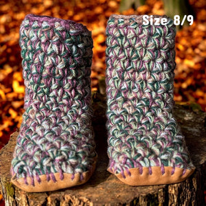Crochet Slippers - Women’s Size 8/9 Mid Rise