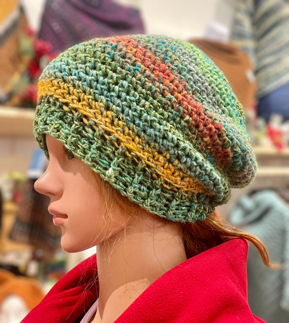 Crochet Hat - Colour Swirl
