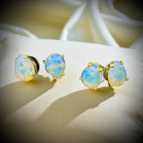Golden Stud Earrings