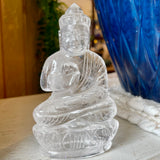 Clear Quartz Carved Buddha