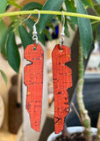 Sleeping Giant Cork Earrings By Wojo