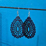 Wooden Cutout Earrings