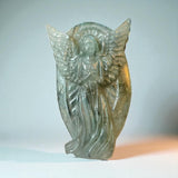 Labradorite Carved Angel Figurine