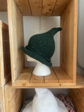 Crochet Witches Hat - Stormy Green by Wojo
