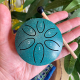 Mini Rain Drum - 3” Six Note Palm Drum