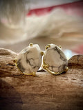 Golden Stud Earrings