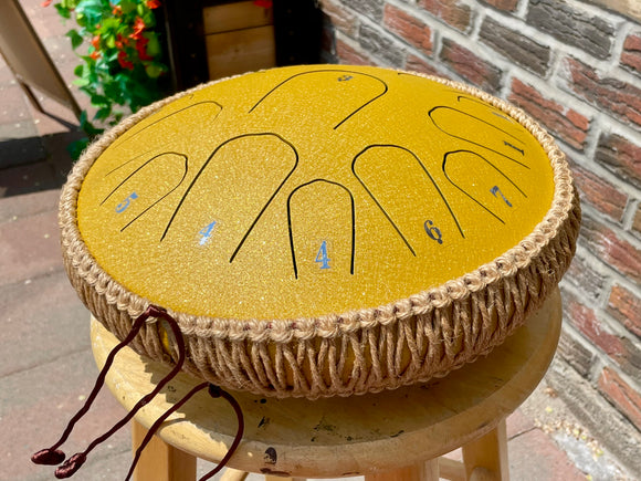 13” Steel Tongue Drum - 15 Notes