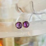 Amethyst Stud Earrings