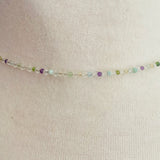 Crystal Choker Necklace by Wojo - “Follow Your Hearts Intuition”