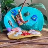 Mermaid Candle Holder - Clay by Wojo