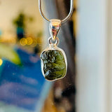 Moldavite Pendant - Natural Free Form