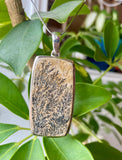 Dendritic Limestone Pendant