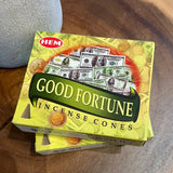 HEM®️ Good Fortune Cone Incense