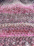 Crochet Hat - Raspberry Crème Slouchy Beanie