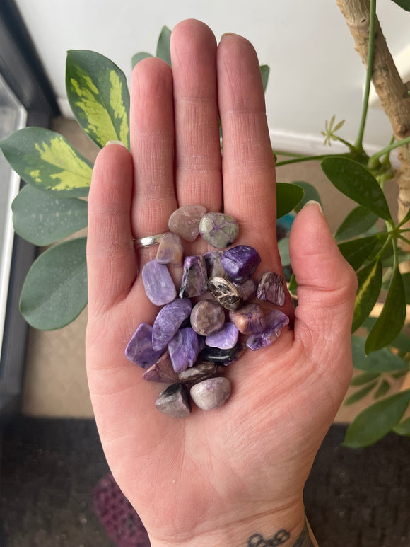 Charoite Tumble Stone - Pebble